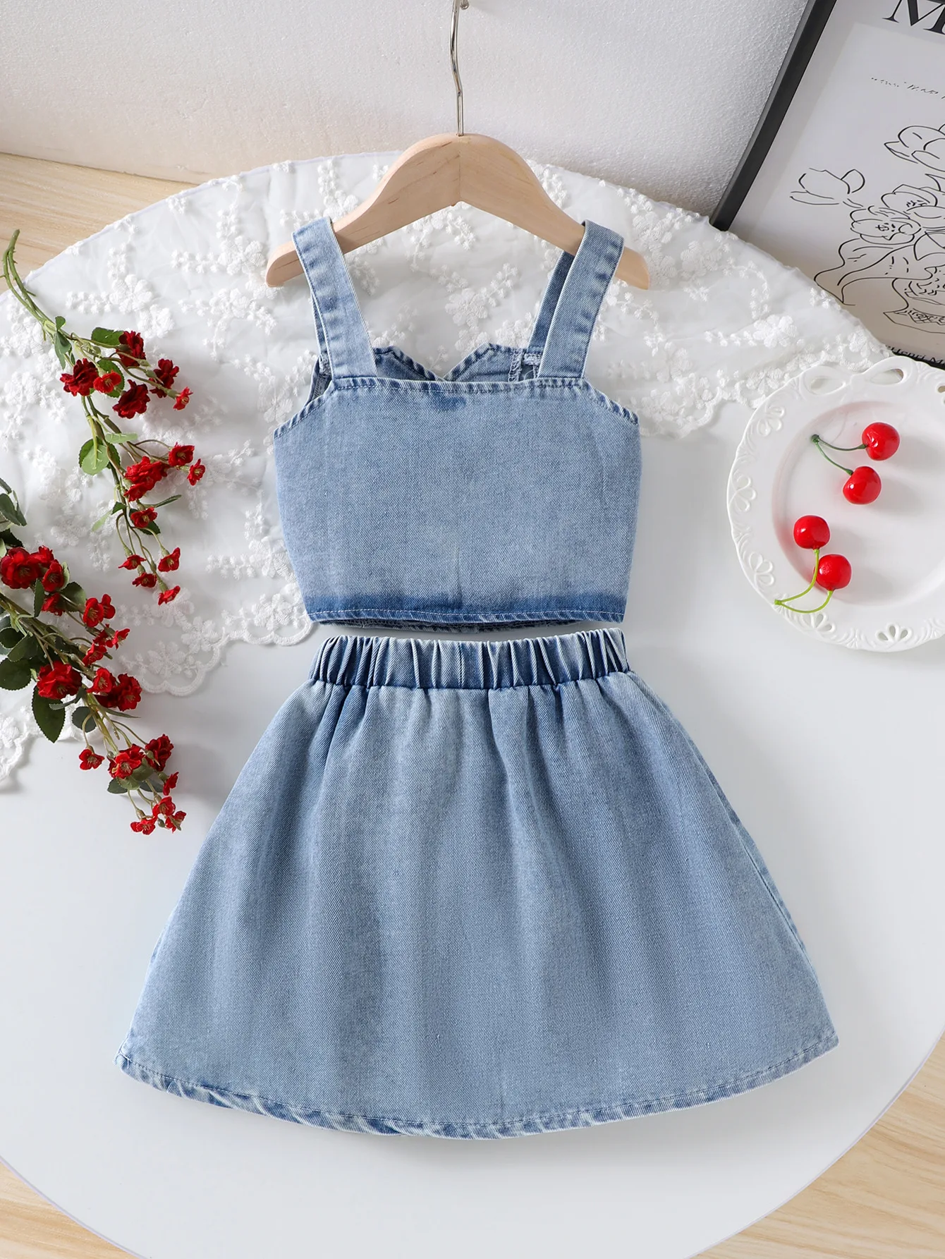Falda del conjunto infantil de verano
