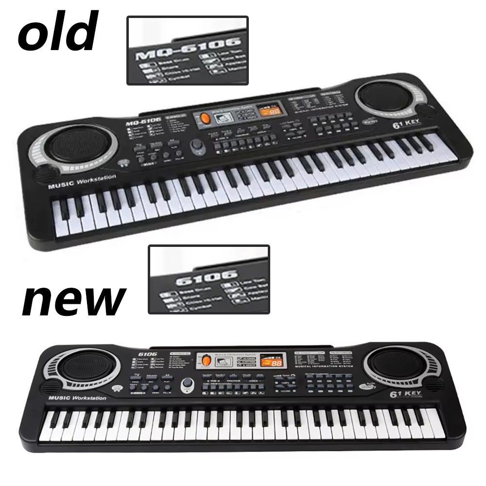 Teclado para niños con micrófono - Instrumento musical educativo - imagen 4