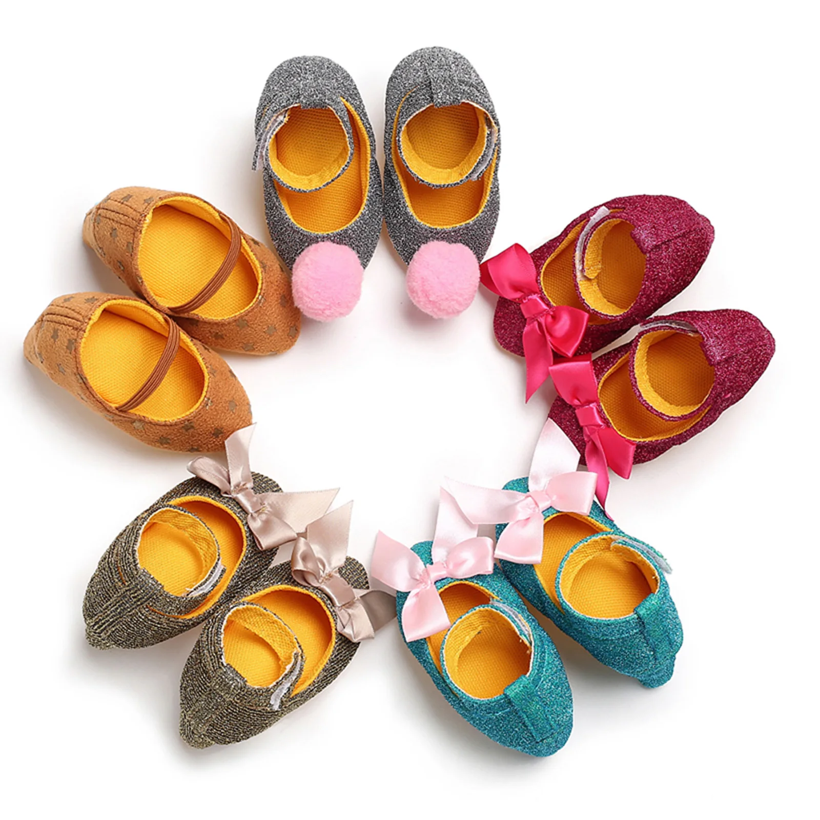 Zapatos de vestir niña bebé con lazo - Bautizo y fiesta - imagen 4