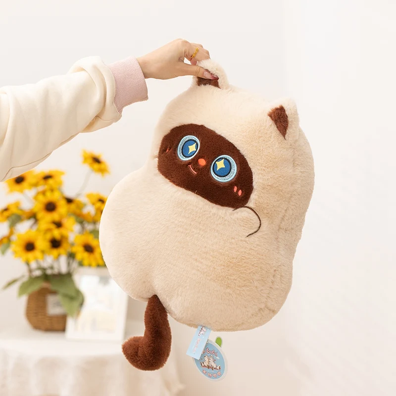 Peluche de gato suave, almohada mullida para regalo infantil - imagen 3