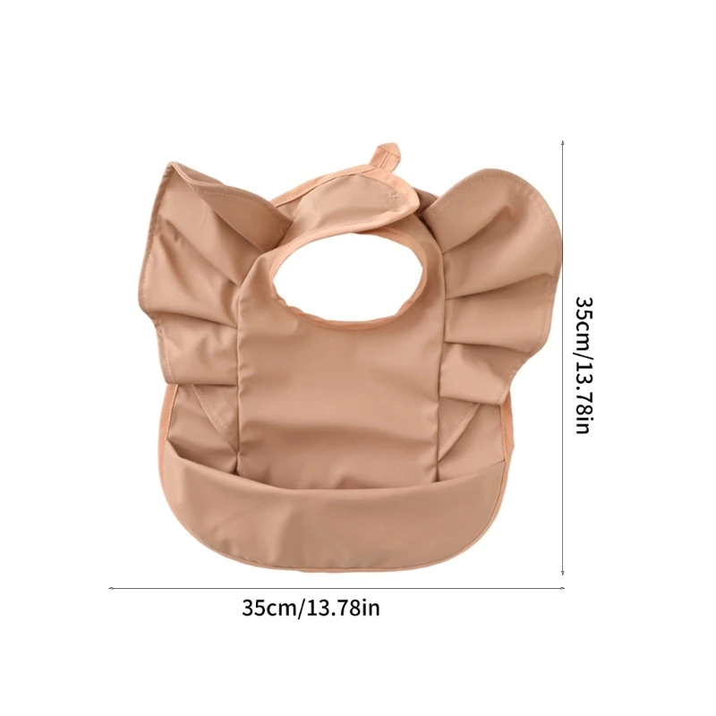 Babero impermeable para bebé con diseño de manga voladora y dibujos animados