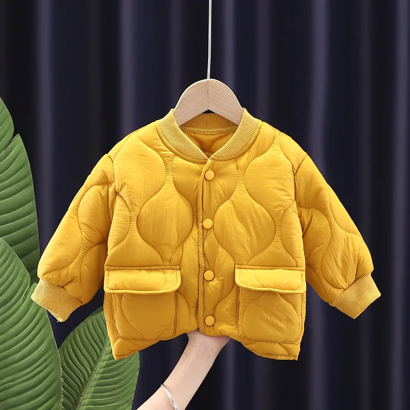 Abrigo de algodón infantil para niña – chaqueta informal otoño - imagen 4