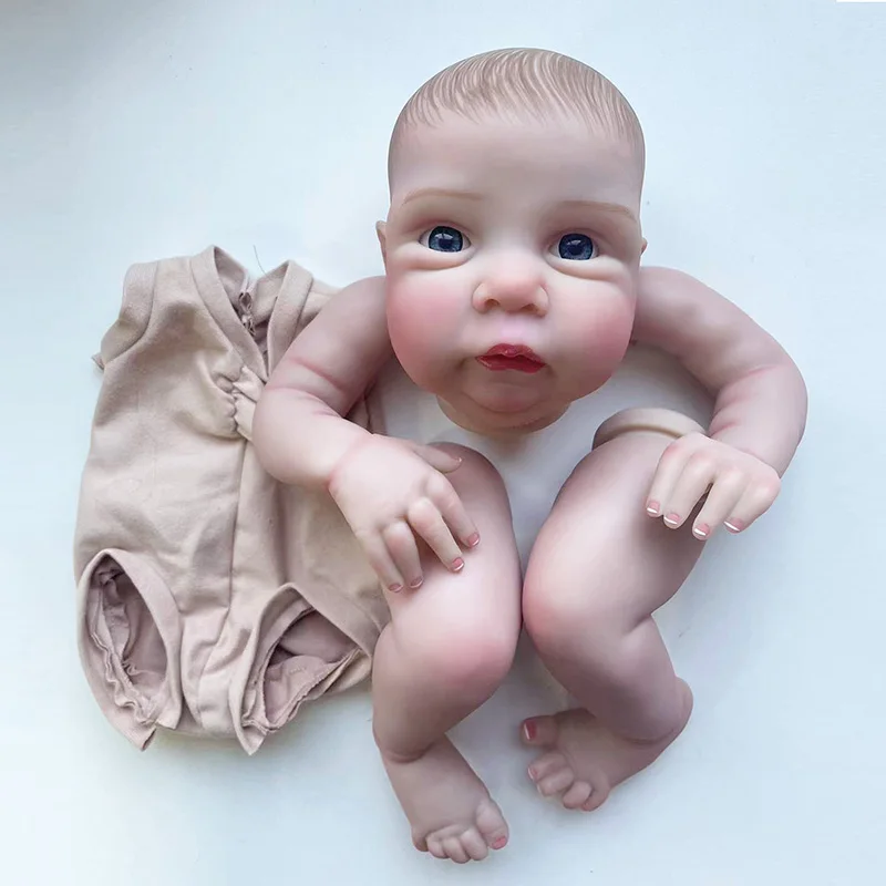 Muñeca Reborn NPK Miley ya pintada con cuerpo adicional y detalle - imagen 3