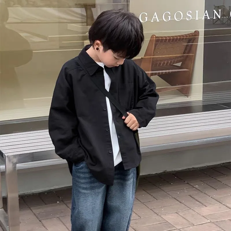 Camisa de niño Somenie de manga larga ligera para primavera - imagen 5