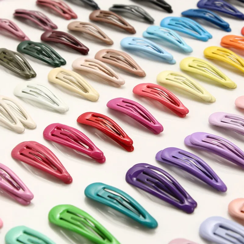 Horquillas para niñas en forma de gota - coloridas y deslizantes - imagen 4