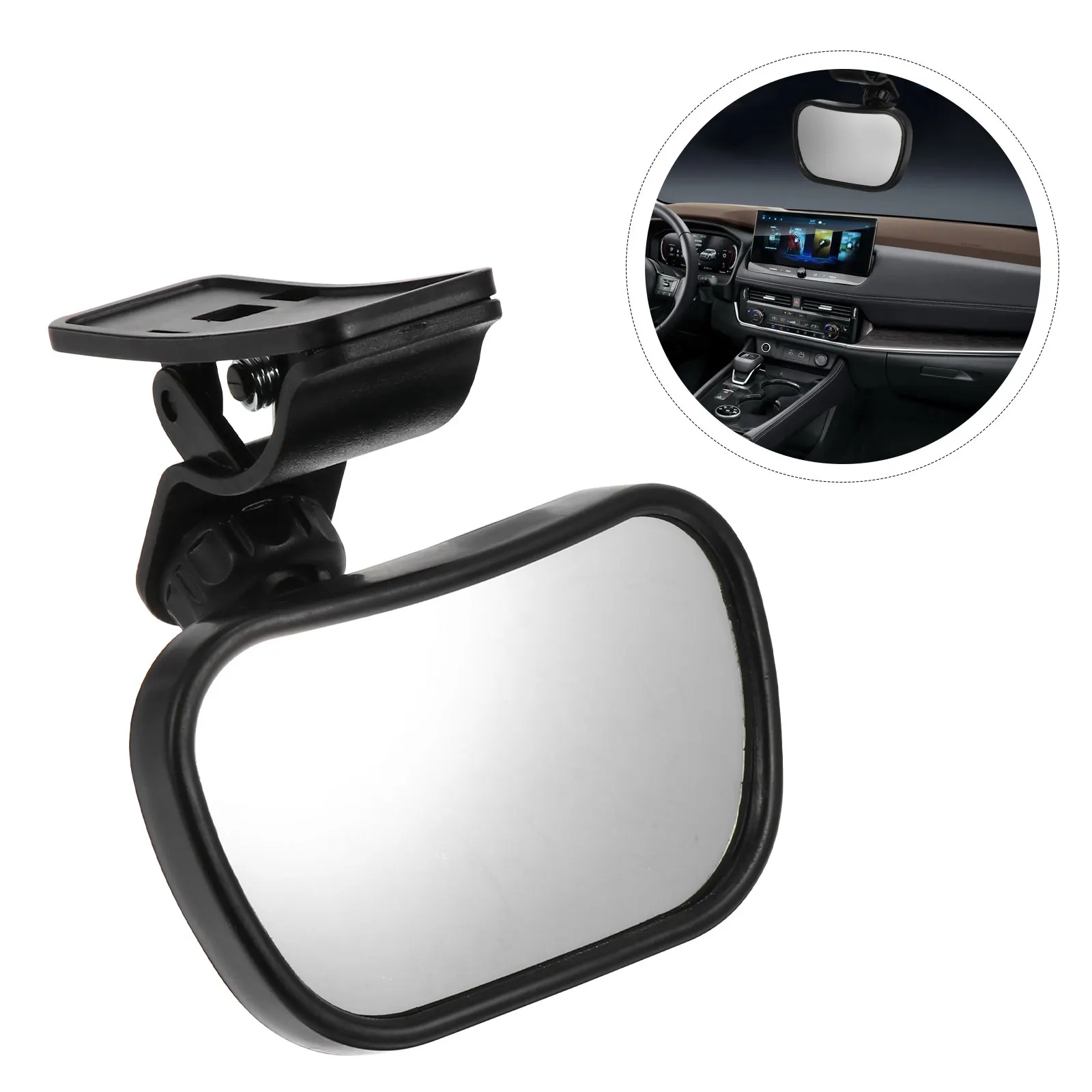 Espejo retrovisor para bebé ajustable de seguridad para coche - imagen 4