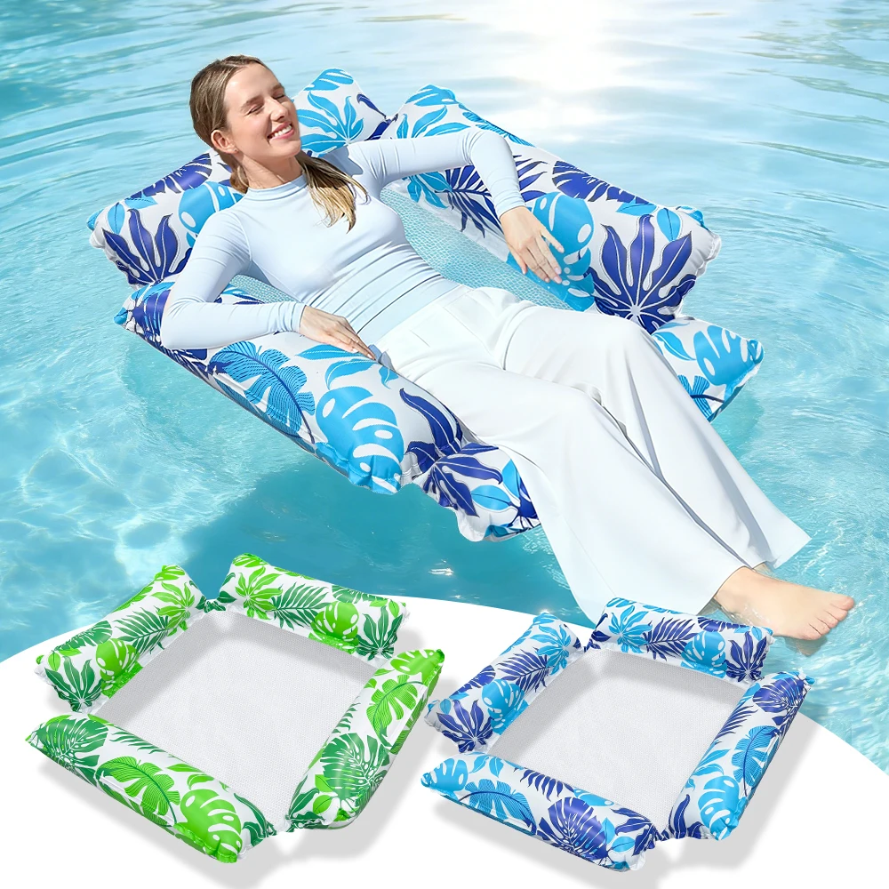 Silla flotante hinchable para piscina y playa, asiento individual - imagen 3