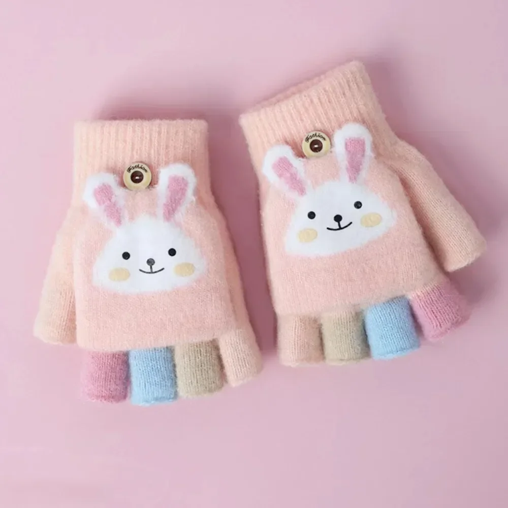Guantes de invierno peludos para niños – Suaves y cómodos - imagen 4