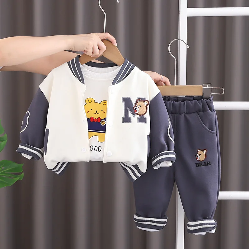 Chándal bebé primavera y otoño con estampado de dibujos