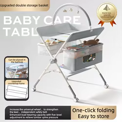 Cambiador de baño ajustable plegable para recién nacidos y bebés