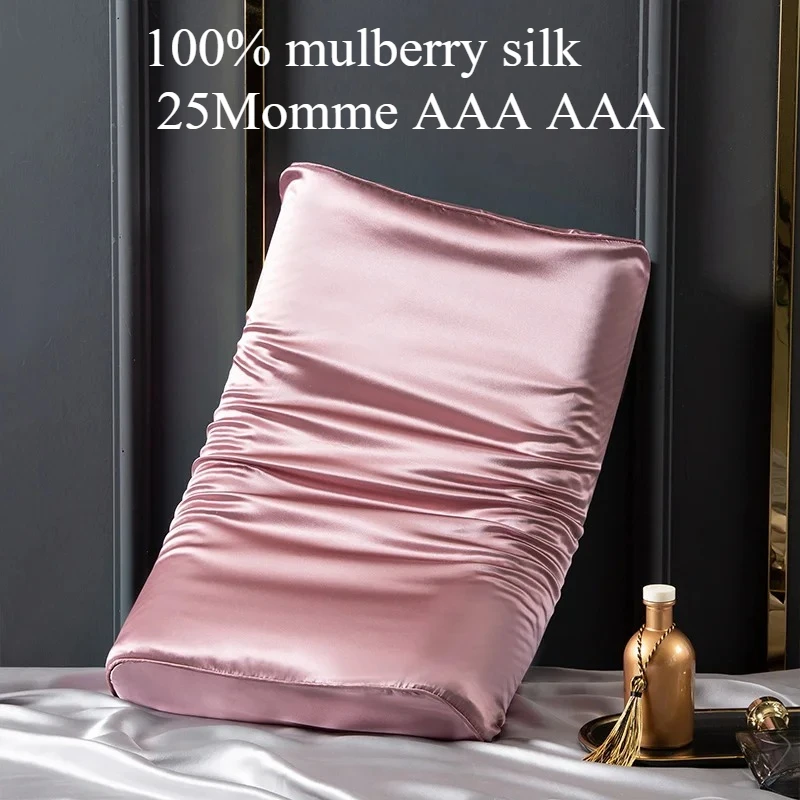Funda de almohada de seda morera doble cara para viscoelástica - imagen 2
