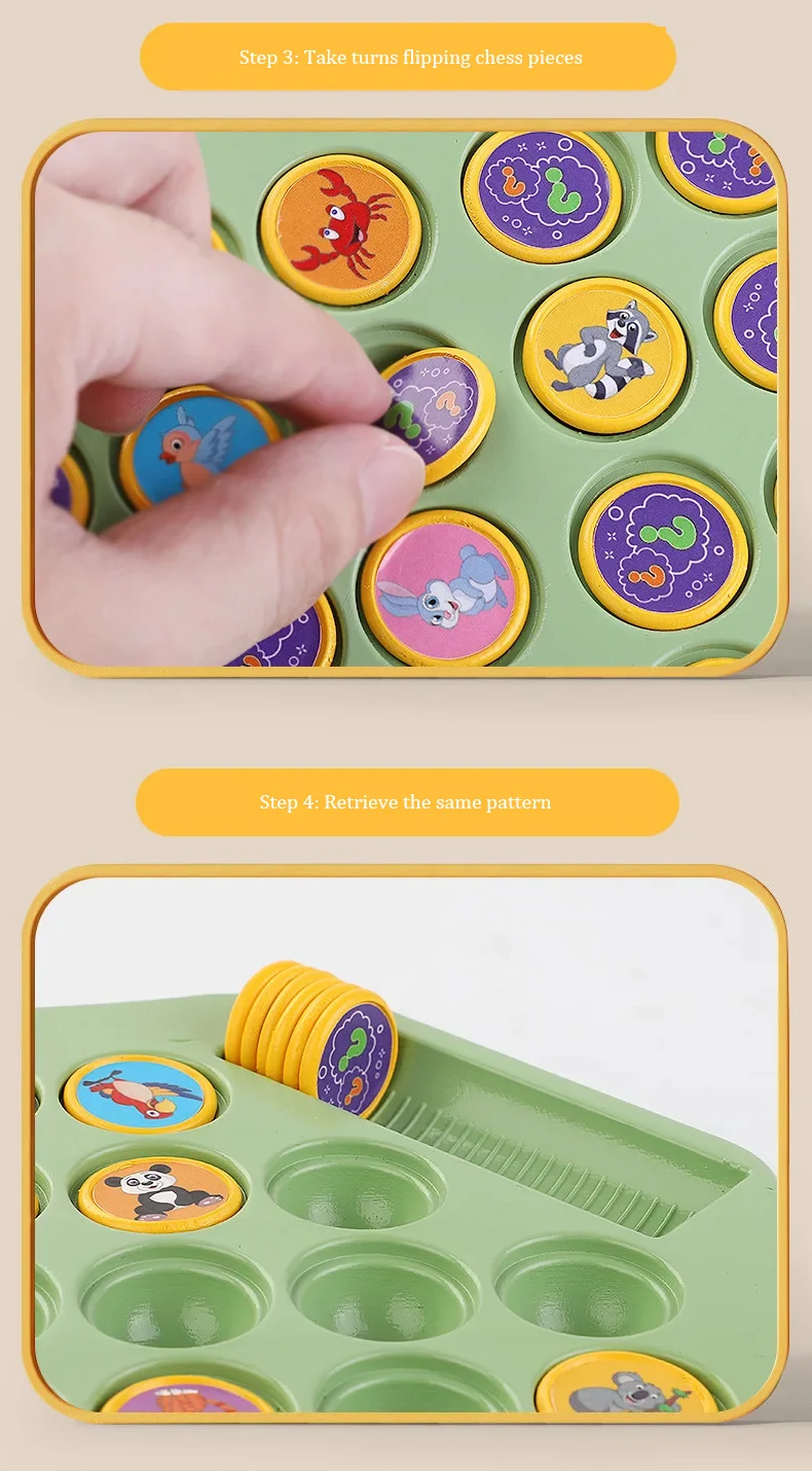 Fichas de colores y cartas apiladas