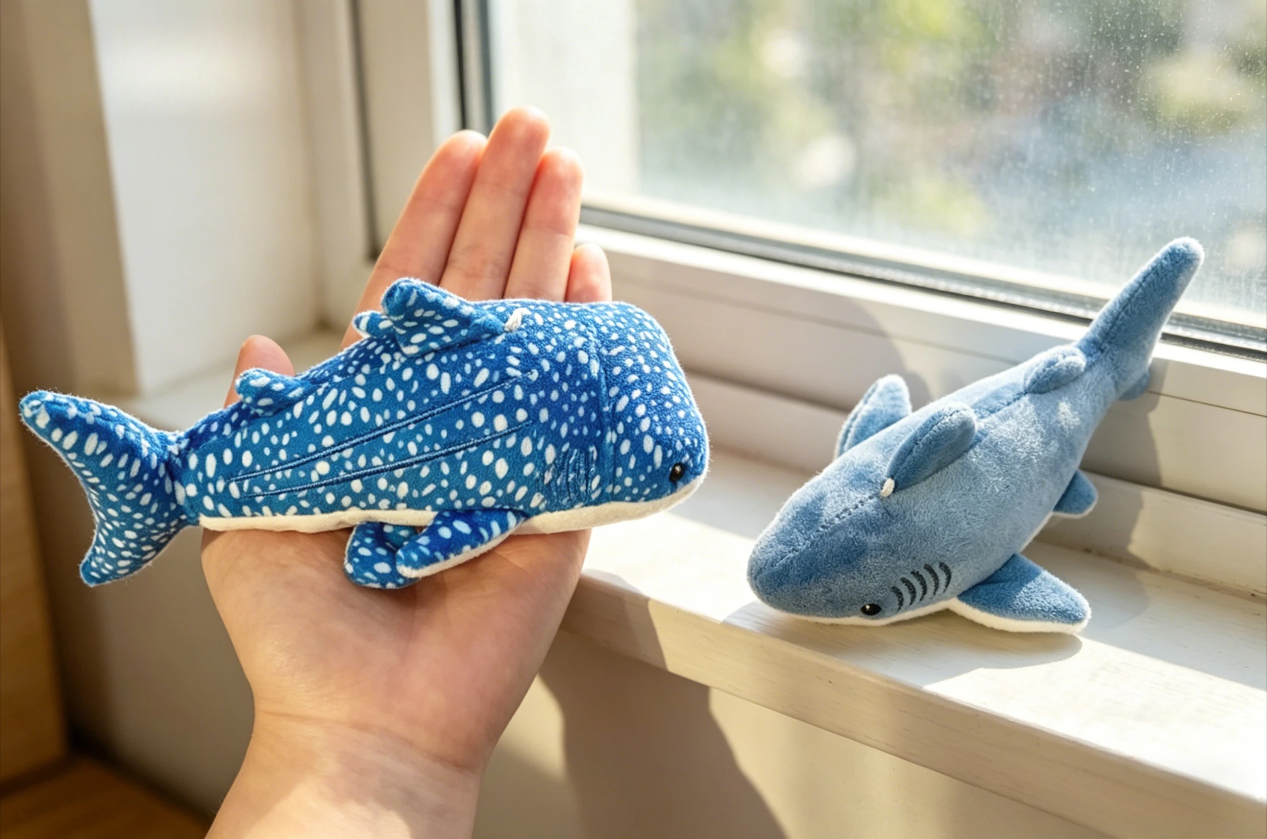 Figuras colgantes peluche tiburón tierno de cápsula para niños - imagen 5
