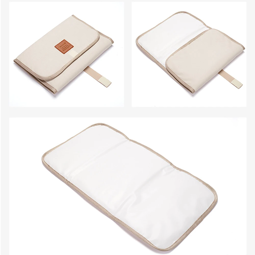 Cambiador de pañales plegable impermeable portátil para bebé - imagen 2
