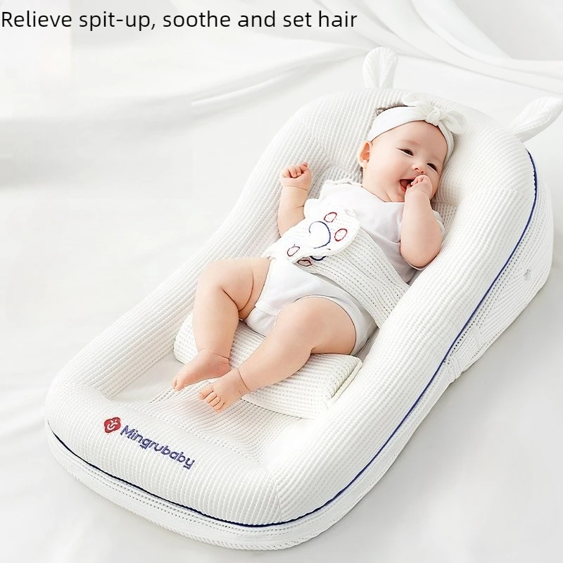 Nido de bebé antirreflujo transpirable con sistema anti-sobresalto