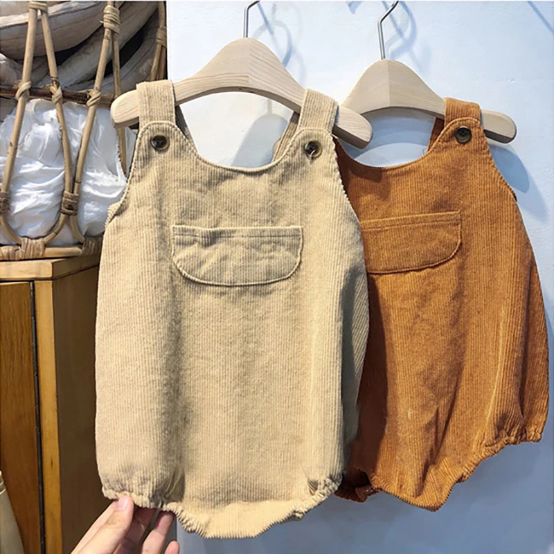 Body sin mangas de pana para bebé – Talla 0-3 meses