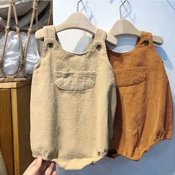 Body sin mangas de pana para bebé – Talla 0-3 meses
