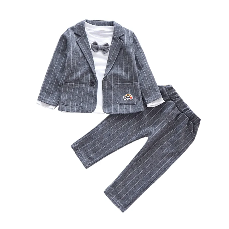 Conjunto de caballero infantil para primavera y otoño, chándal - imagen 4