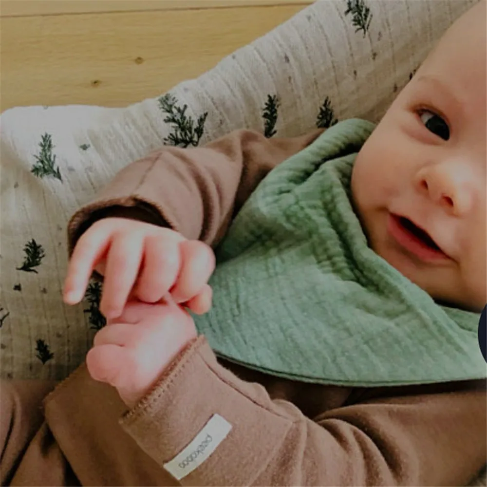 Babero de toalla de algodón – Absorbente y suave para eructar - imagen 3