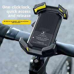 Somenie Soporte para móvil de bicicleta con bloqueo de un clic