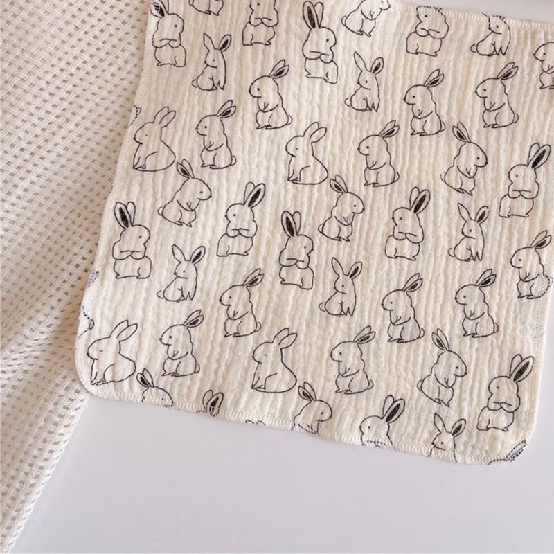 Toalla de baño para bebé de algodón 4 capas – suave y reutilizable - imagen 3