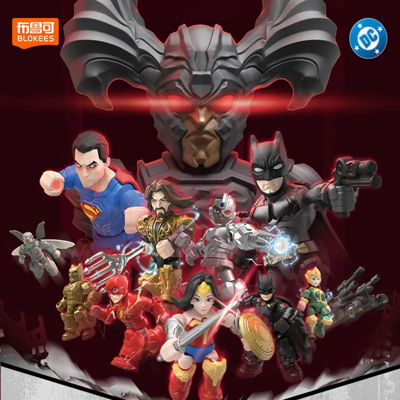 Blokees DC Justice League figura de ensamblaje Batman y Superman