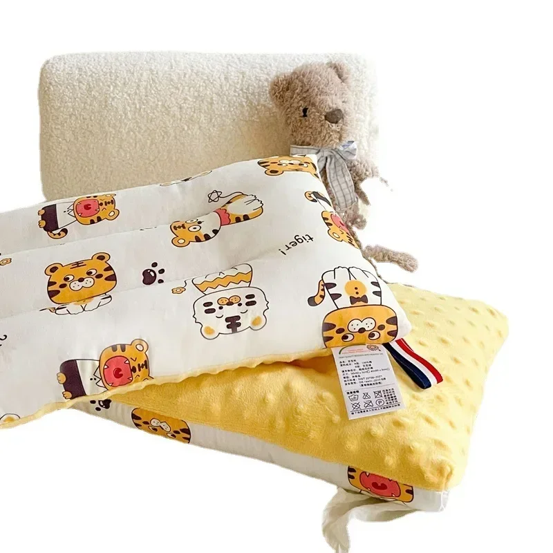Almohada para bebé de terciopelo suave - Reposacabezas transpirable