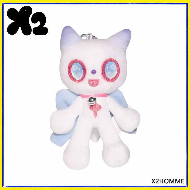 X2HOMME Llavero de gato de peluche para mochila infantil - imagen 4