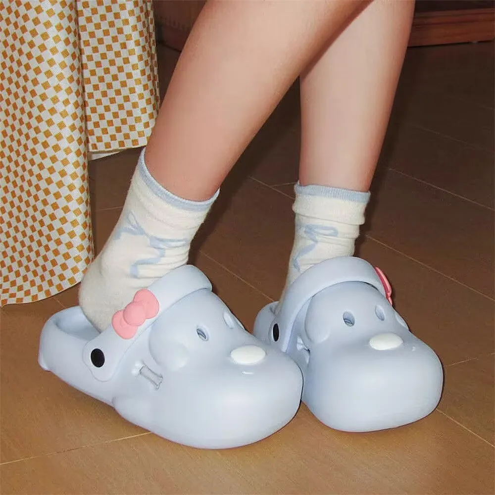 Sandalias suaves EVA para niñas con lazo y perro de dibujos - imagen 5
