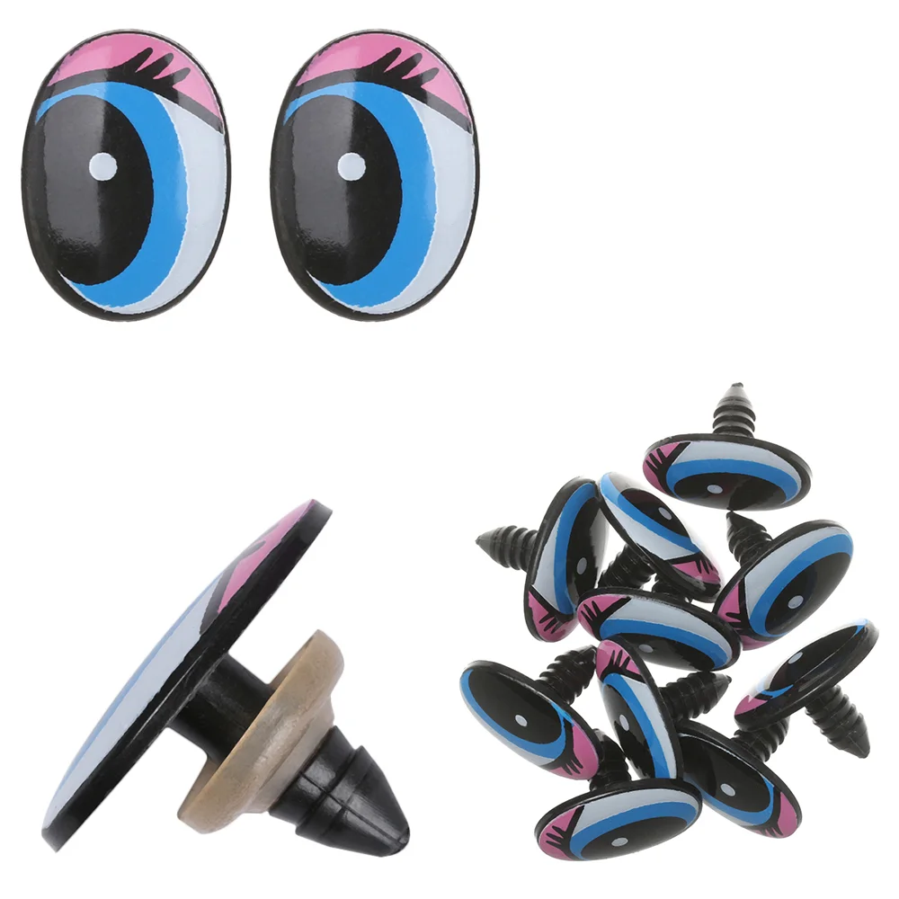 Ojos de seguridad plásticos con diseño animado para manualidades - imagen 5