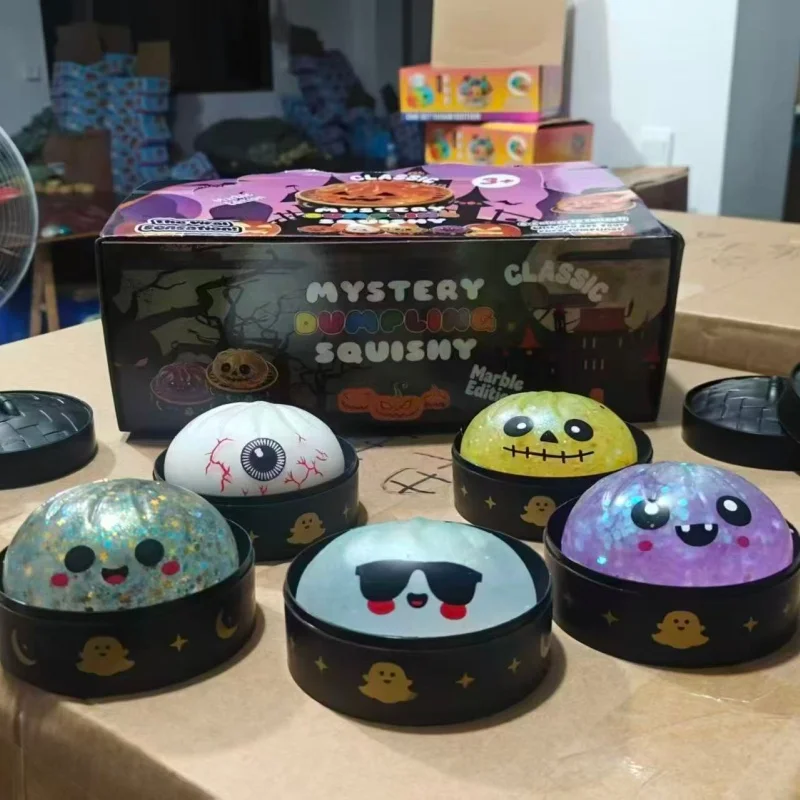 Juguete antiestrés sensorial de Halloween con forma de dumpling - imagen 5