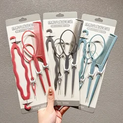 Herramientas de peinado para niñas - Set con trenzador y horquillas