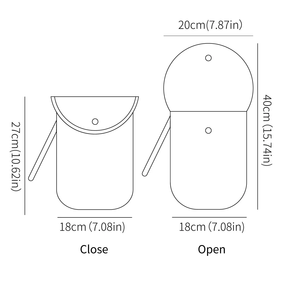Bolsa de pañales lavable para viaje: seco y húmedo - imagen 2