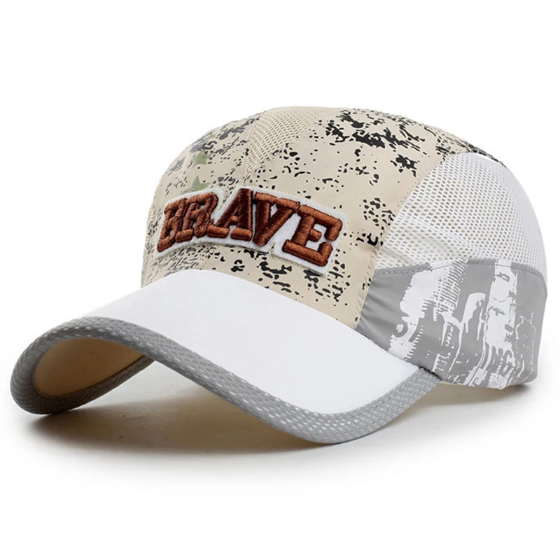 Gorra de béisbol secado rápido para niños con protección solar