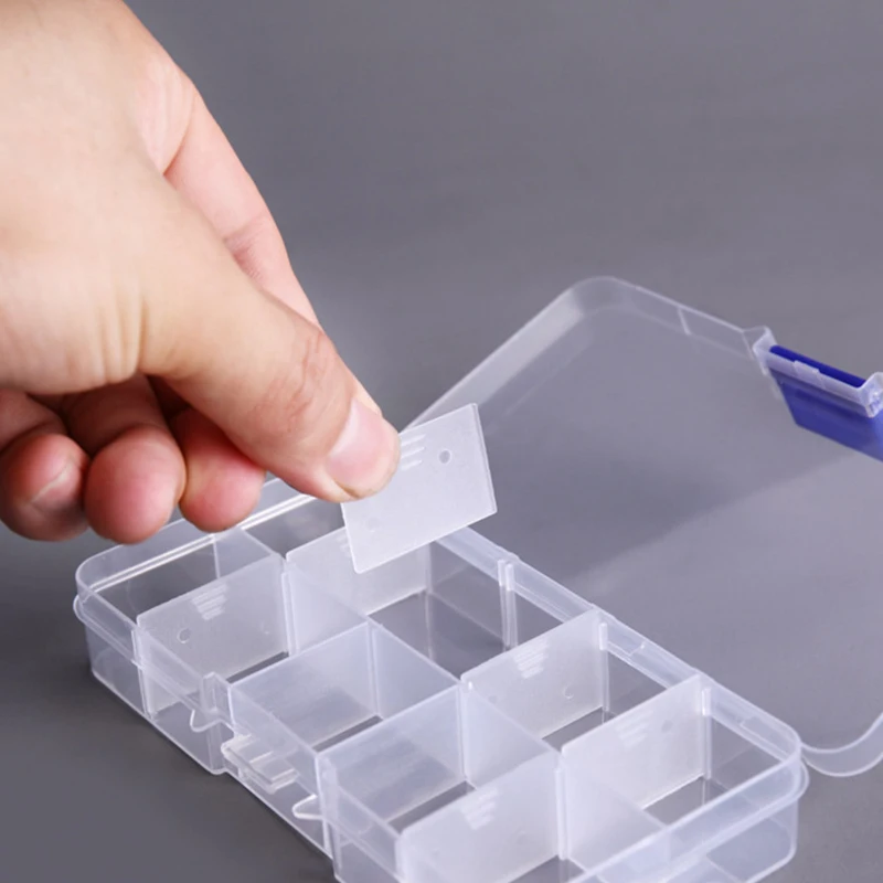 Caja organizadora transparente portátil para joyas y accesorios - imagen 3