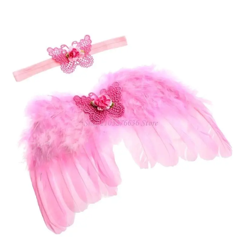 Accesorio de alas de bebé con diadema