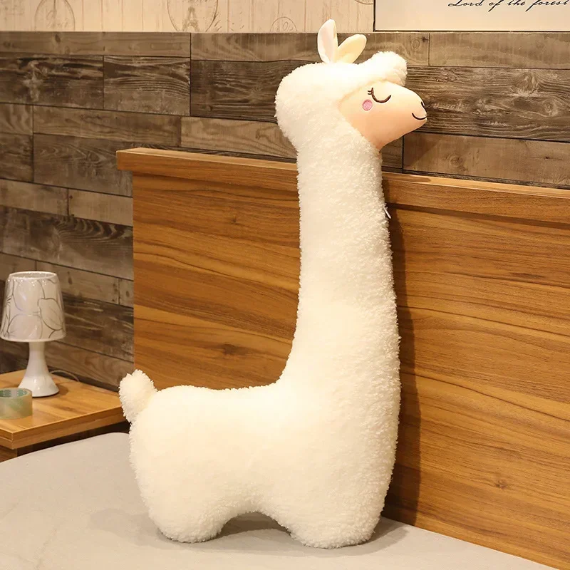 Almohada de peluche alpaca suave, diseño adorable para abrazar