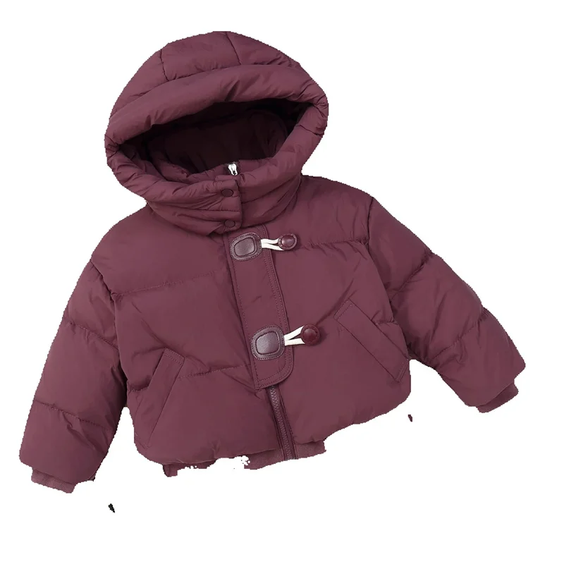 Abrigo de invierno con capucha para niños y niñas cálido - imagen 4
