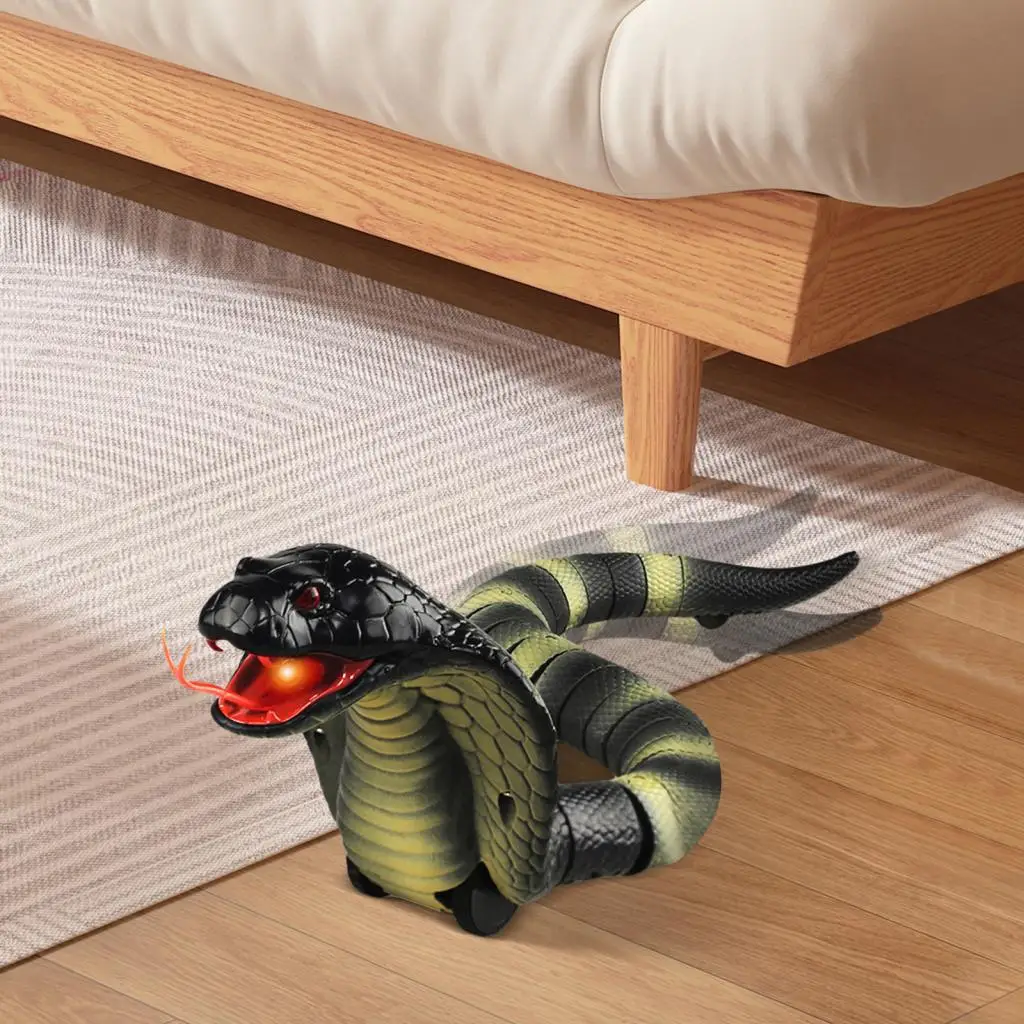 Juguete serpiente con control remoto y cascabel para fiestas infantiles - imagen 3