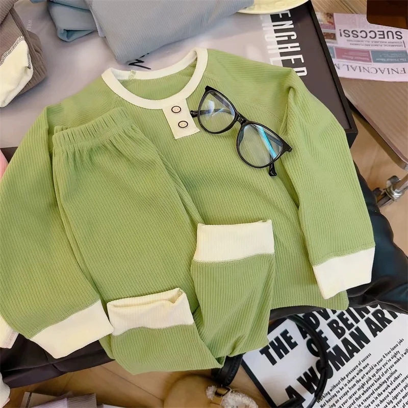 Pijama térmico infantil manga larga holgado para otoño - imagen 4