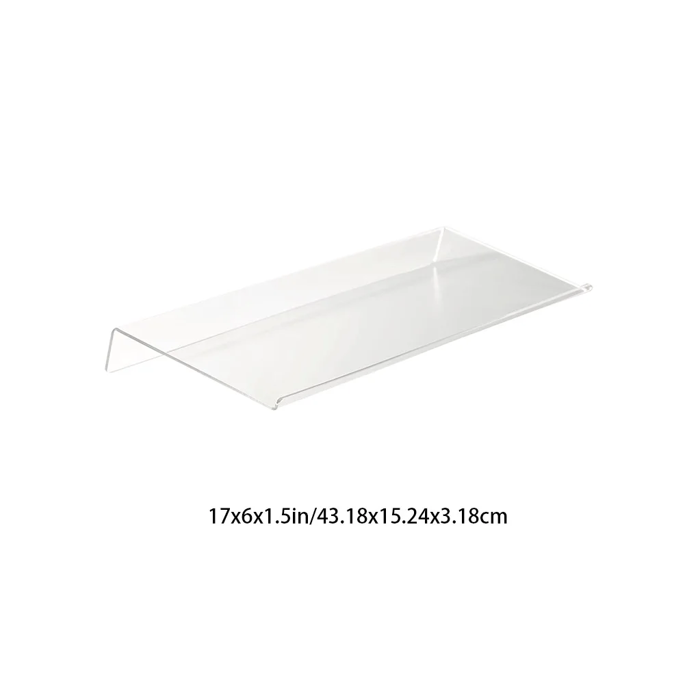 Bandeja elevadora antideslizante para teclado – Acrílico transparente - imagen 5