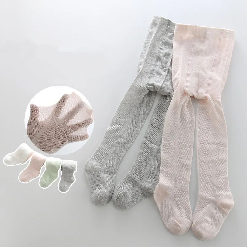 Pantimedias ultrafinas de algodón para niñas – Primavera verano - imagen 4