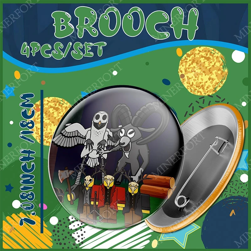 Broches Roblox Noches en el bosque con personaje para Halloween - imagen 5