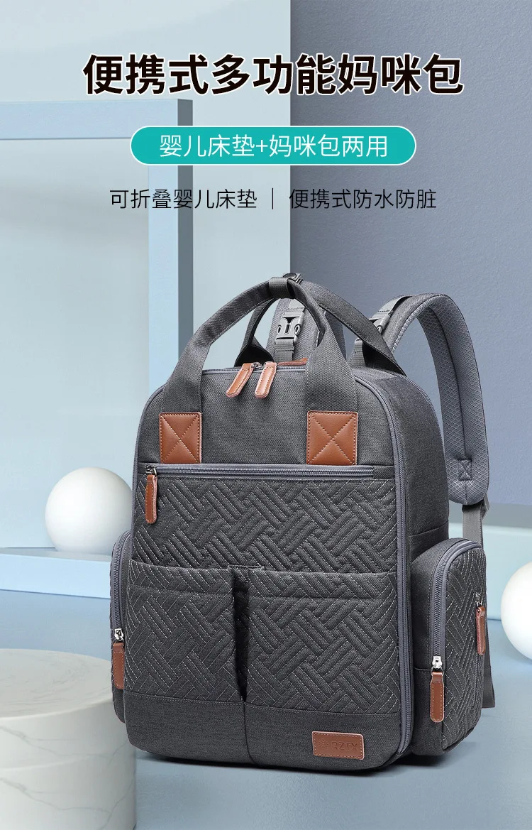 Bolso de maternidad de gran capacidad con diseño moderno