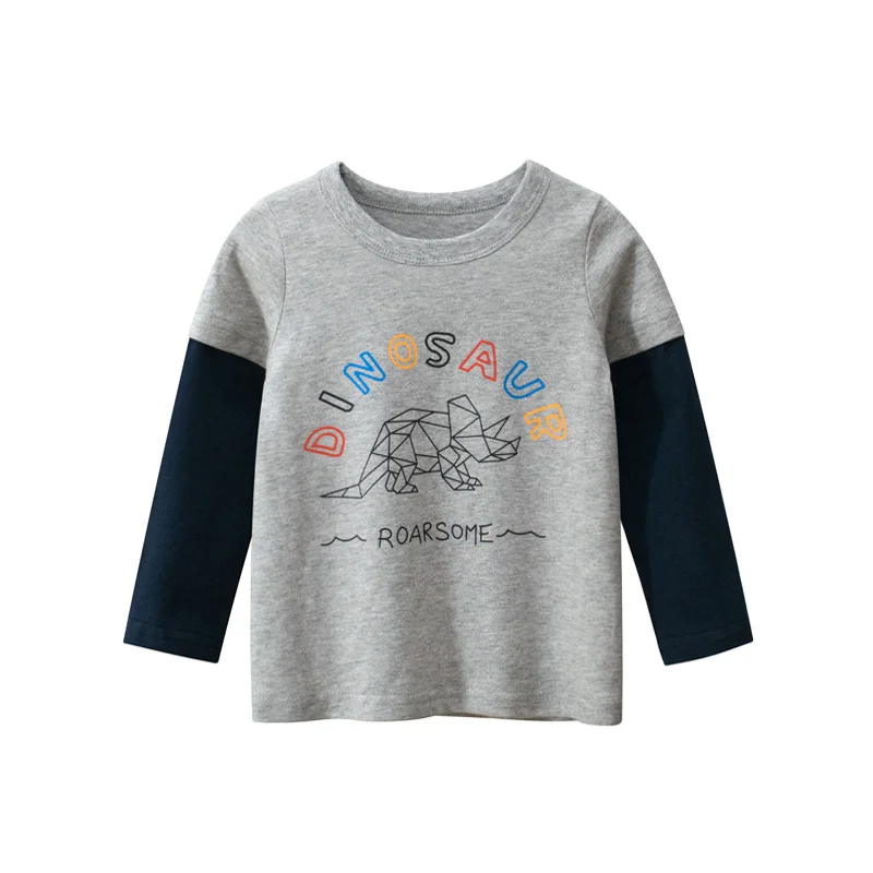 Camiseta de manga larga infantil para niño estilo americano - imagen 3