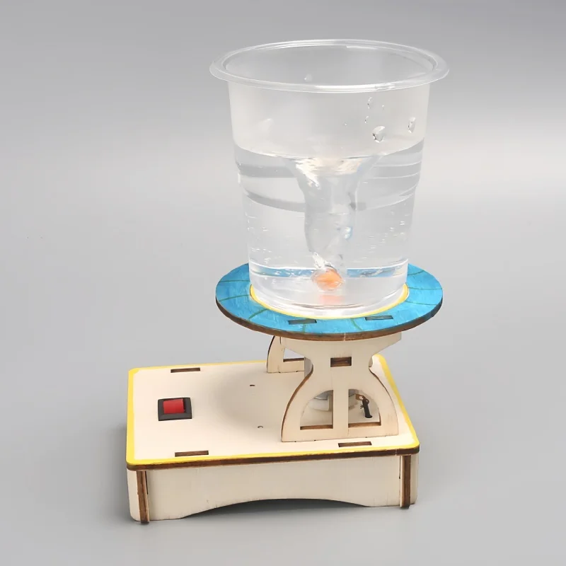 Juguete científico remolino de agua tornado para niños montaje - imagen 4