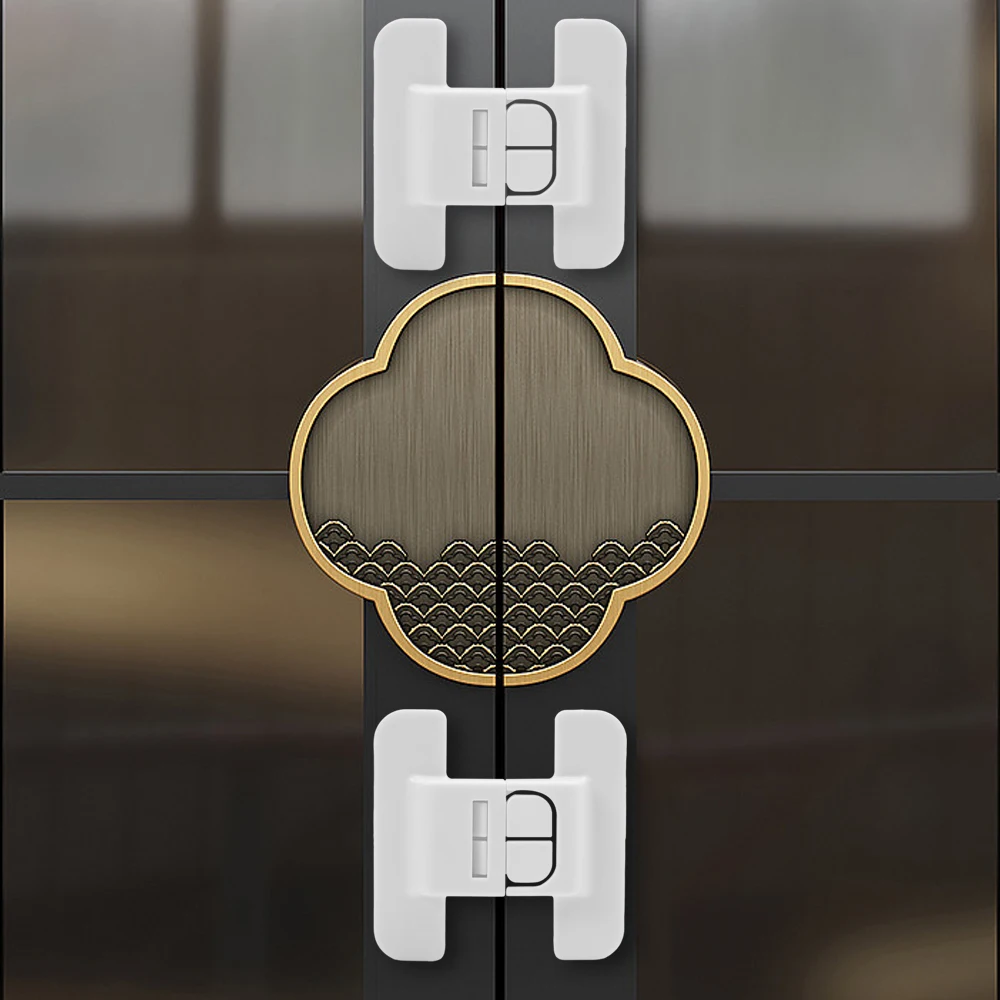 Cerradura de seguridad transparente para bebés – Protege muebles - imagen 4