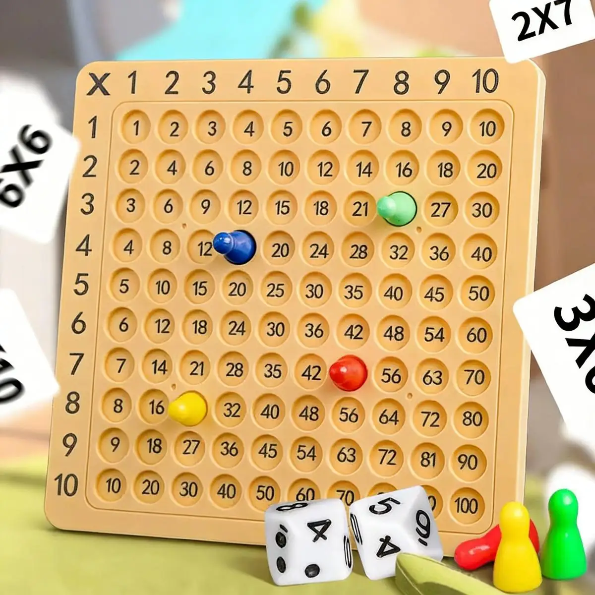 Juego de multiplicación Montessori con tablero para contar - imagen 2