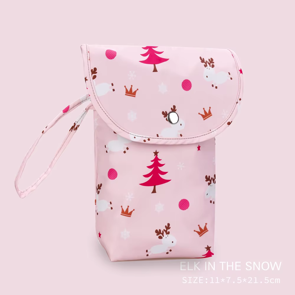 Bolsa de pañales impermeable para cochecito, limpieza fácil - imagen 4