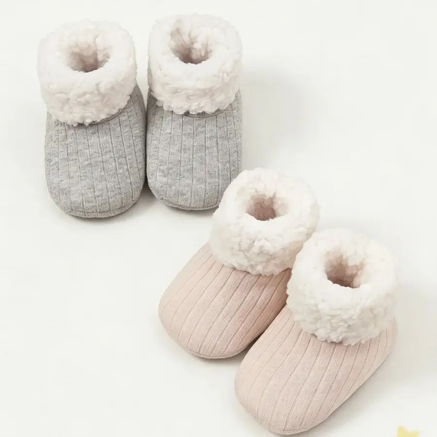 Calcetines lisos para bebé en pack de 2 pares